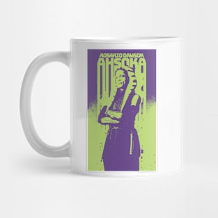 Rosario Dawson in Ahsoka graphic design illustration ironpalette Mug